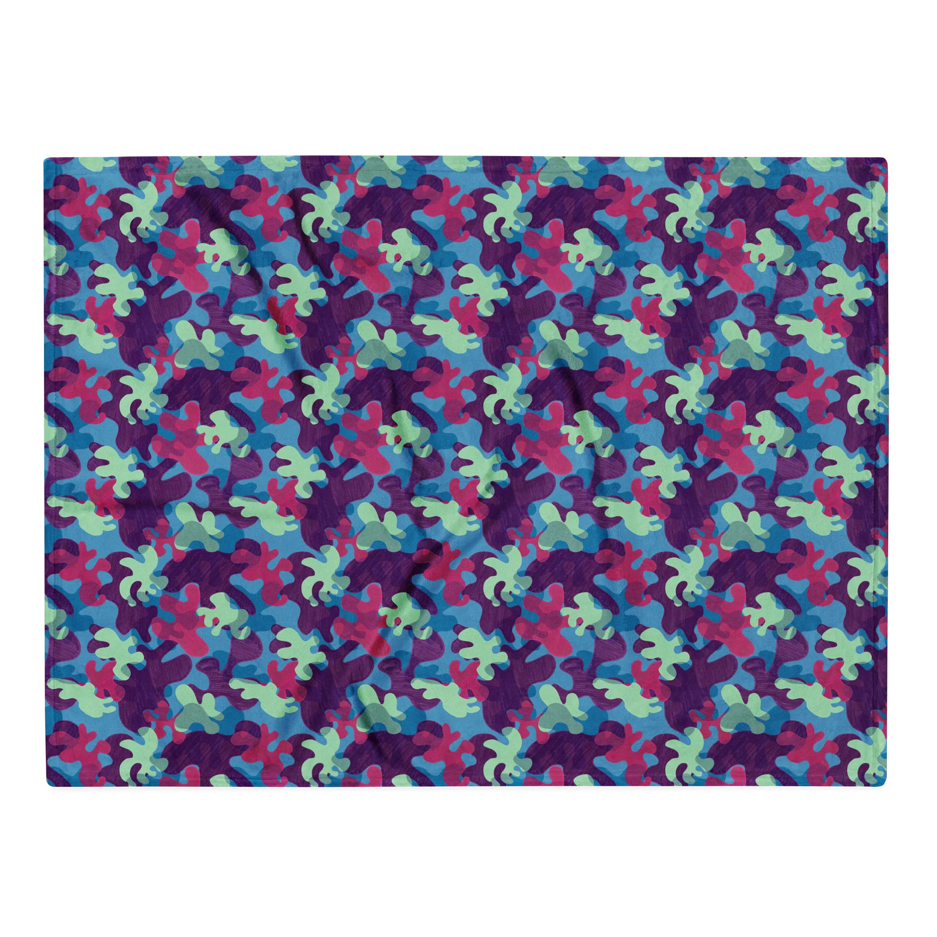 Mermaid Blobs Throw Blanket product image (2)