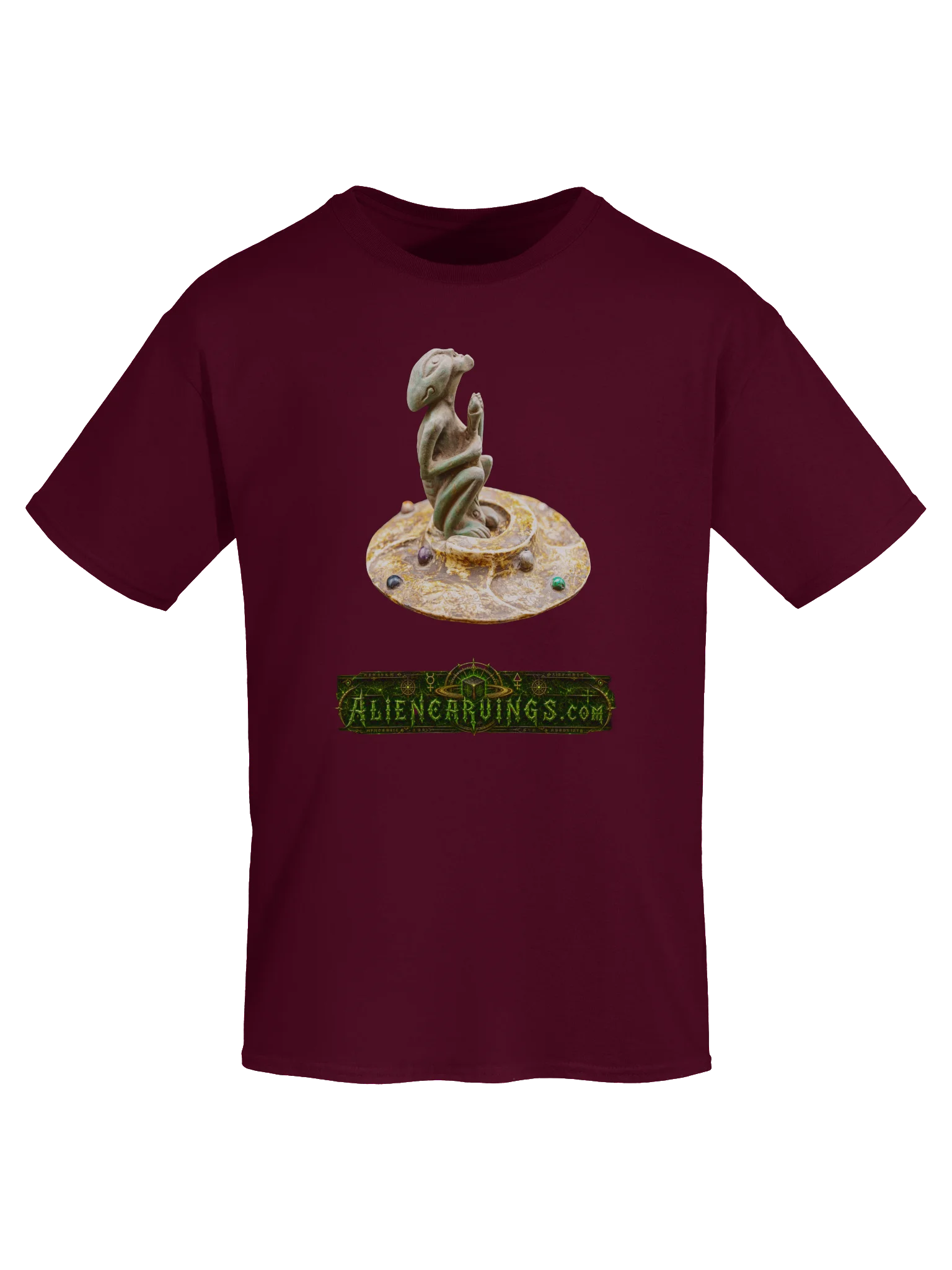 Aliencarvings.com UFO Tour Maroon product image (5)