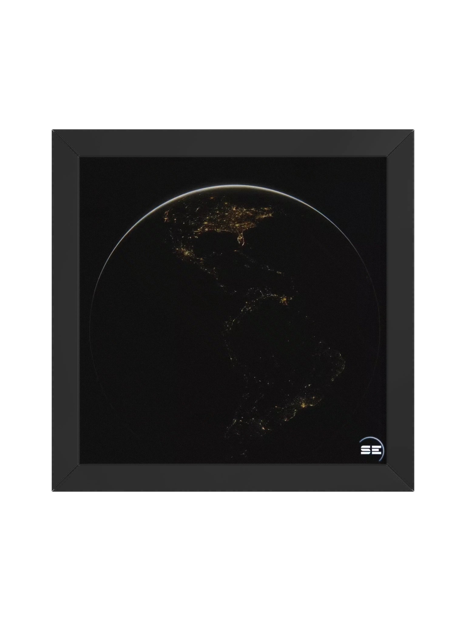 Earth-After-Dark Framed Poster product image (5)