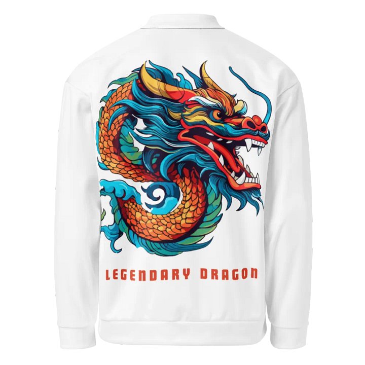 SPORTY Dragon Blaze All-Over Print Bomber Jacket product image (2)