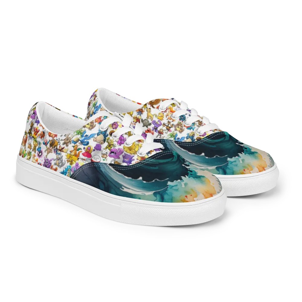 Whimsical Creature Carnival Canvas Shoes product image (9)