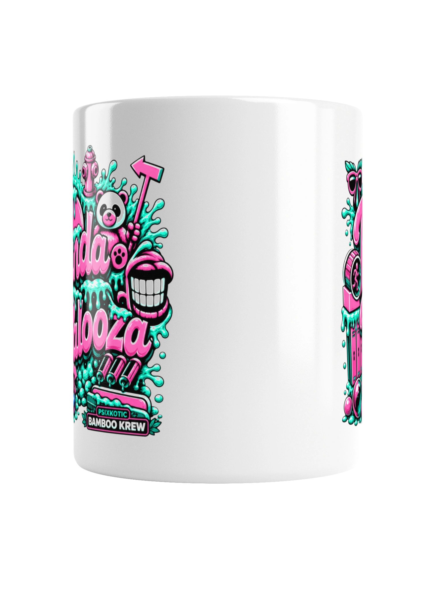 Panda Palooza Neon Street-Art Mug product image (4)