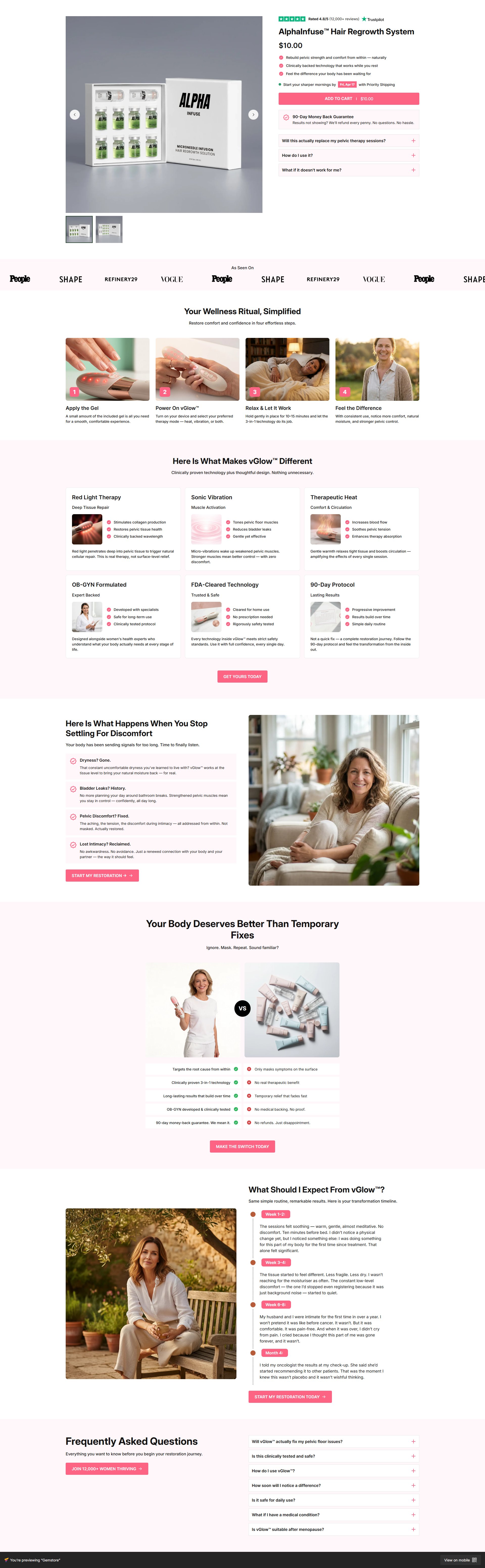 GlowCare Pro – Wellness Beauty Template product image (2)