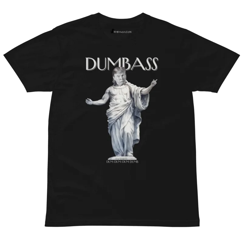 Dumbass Donald Statue - Premium Unisex T-Shirt product image (5)