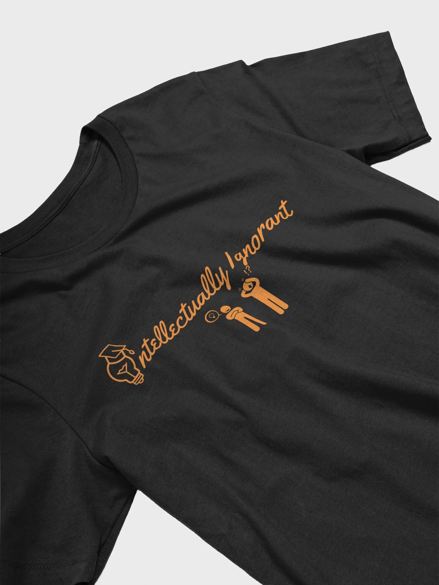 Intellectually Ignorant (Orange Logo) Supersoft T-Shirt product image (29)
