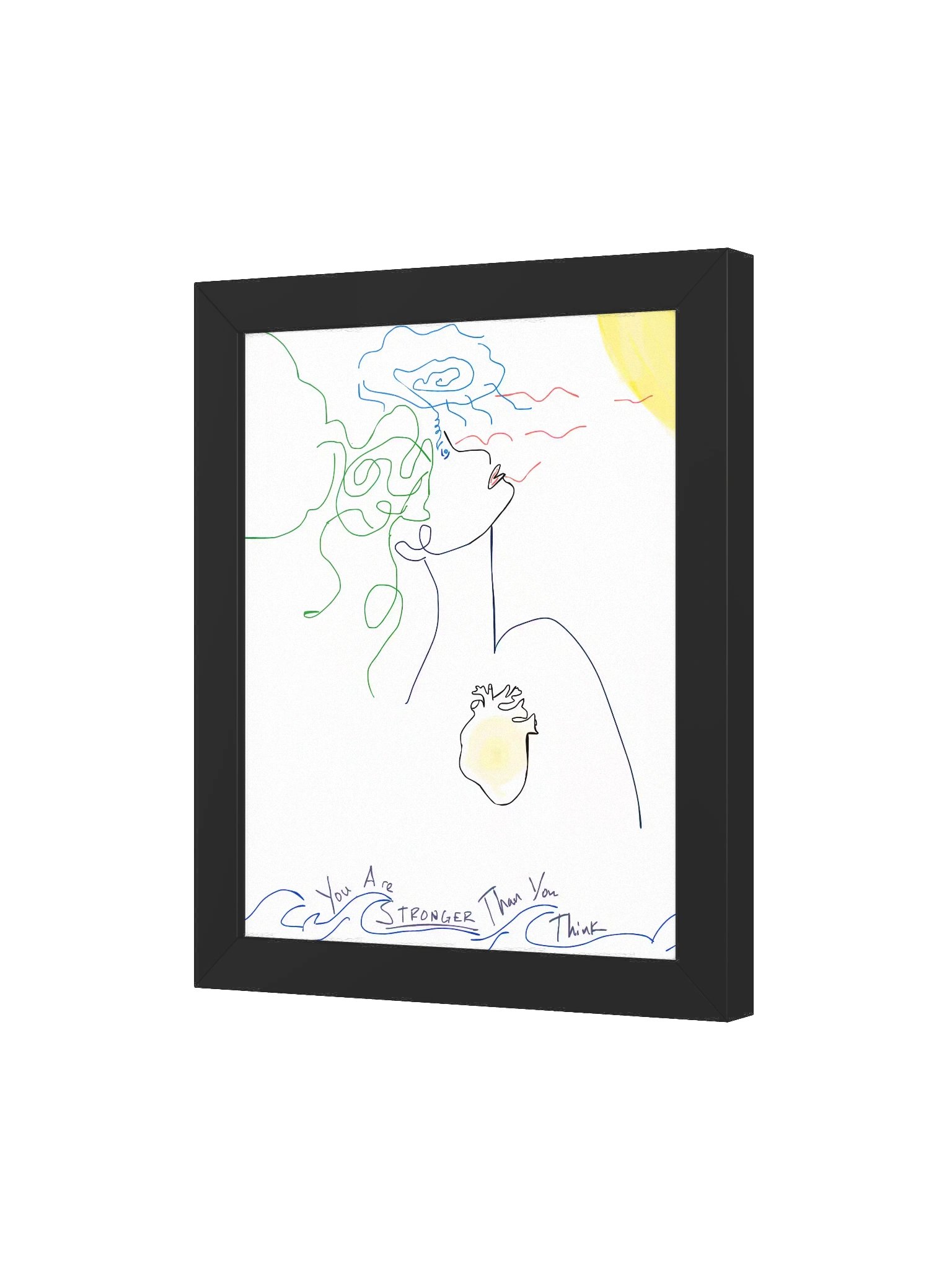 You Are Stronger Then You Think Poster - Thin Lines Edition product image (51)