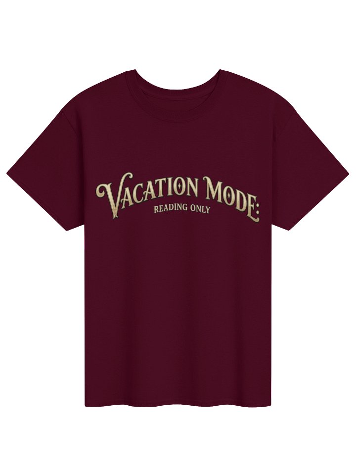 "Vacation Mode: Reading Only" Premium Heavyweight T-Shirt product image (6)
