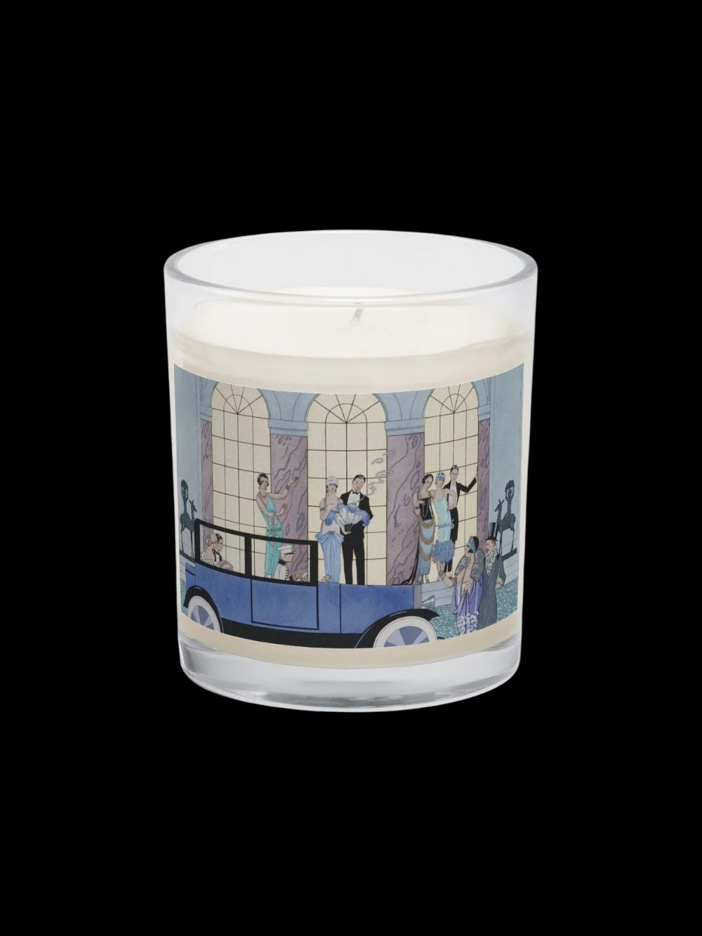 Au Revoir. Soy Wax Candle In A Clear Glass Jar. product image (2)