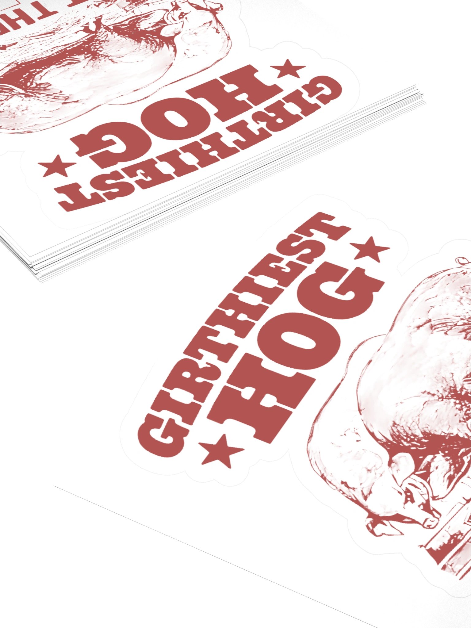 Girthiest Hog At The State Fair Sticker product image (4)