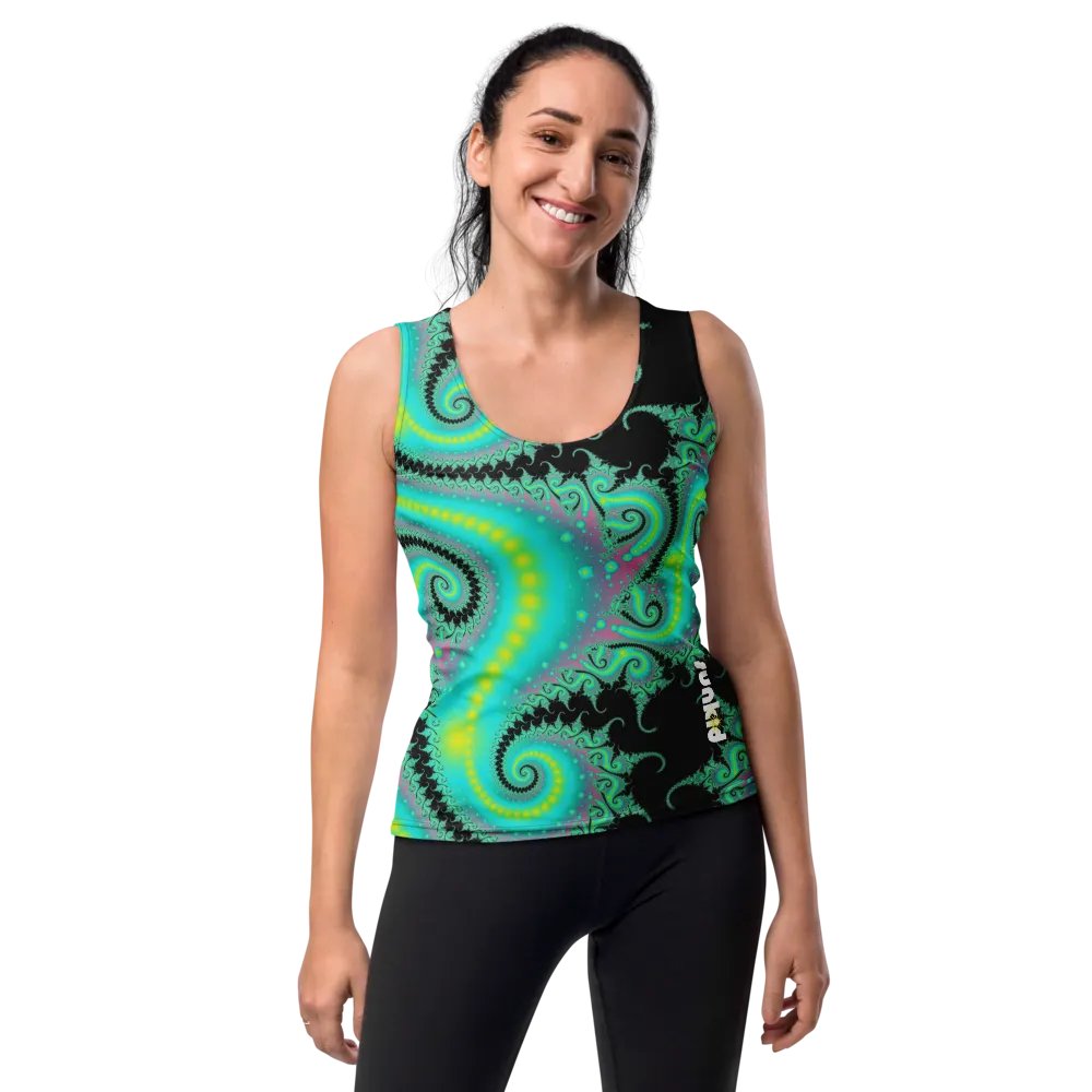 Fractal women's tank top - Candyfloss Confection product image (7)