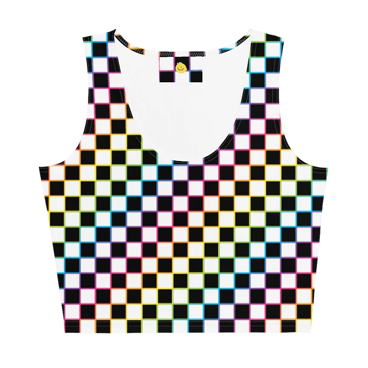 Rainbow Checkered Tank Top product image (1)
