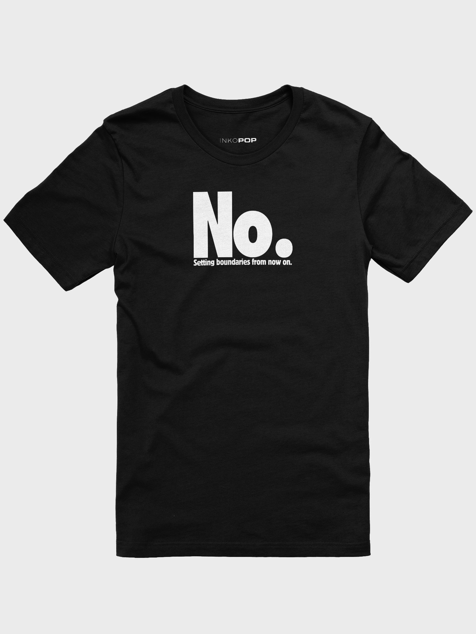Setting Boundaries T-Shirt - White Text product image (1)