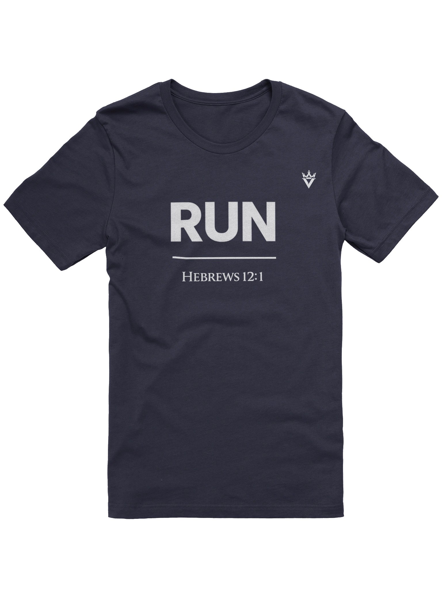 RUN Christian T-Shirt | Hebrews 12:1 product image (1)