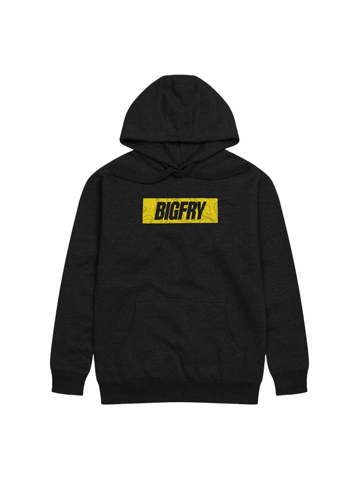 BIGFRY™ | TOPOGRAPHY HOODIE (BLACK) product image (1)