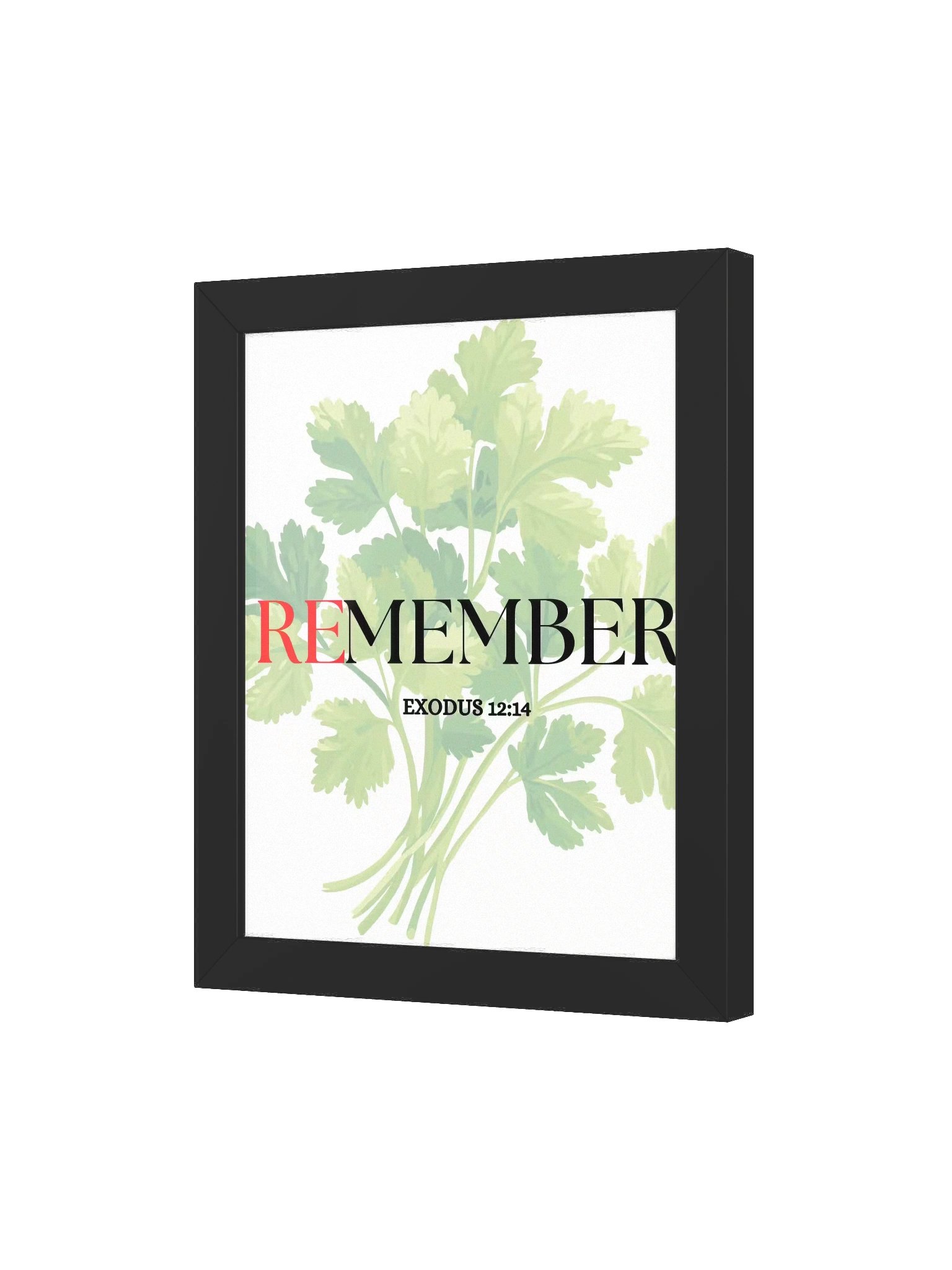 Passover Remembrance Wood Framed Poster product image (13)