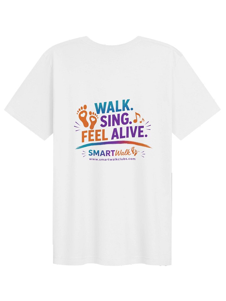 SMARTWalk Clubs T-Shirt (White) product image (2)