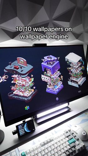 ALL WALLPAPERS 🔗 IN BIO

Wallpaper Engine is on Steam. Rainmeter tutorial for the day/date is linked in my bio @nightxparade ...