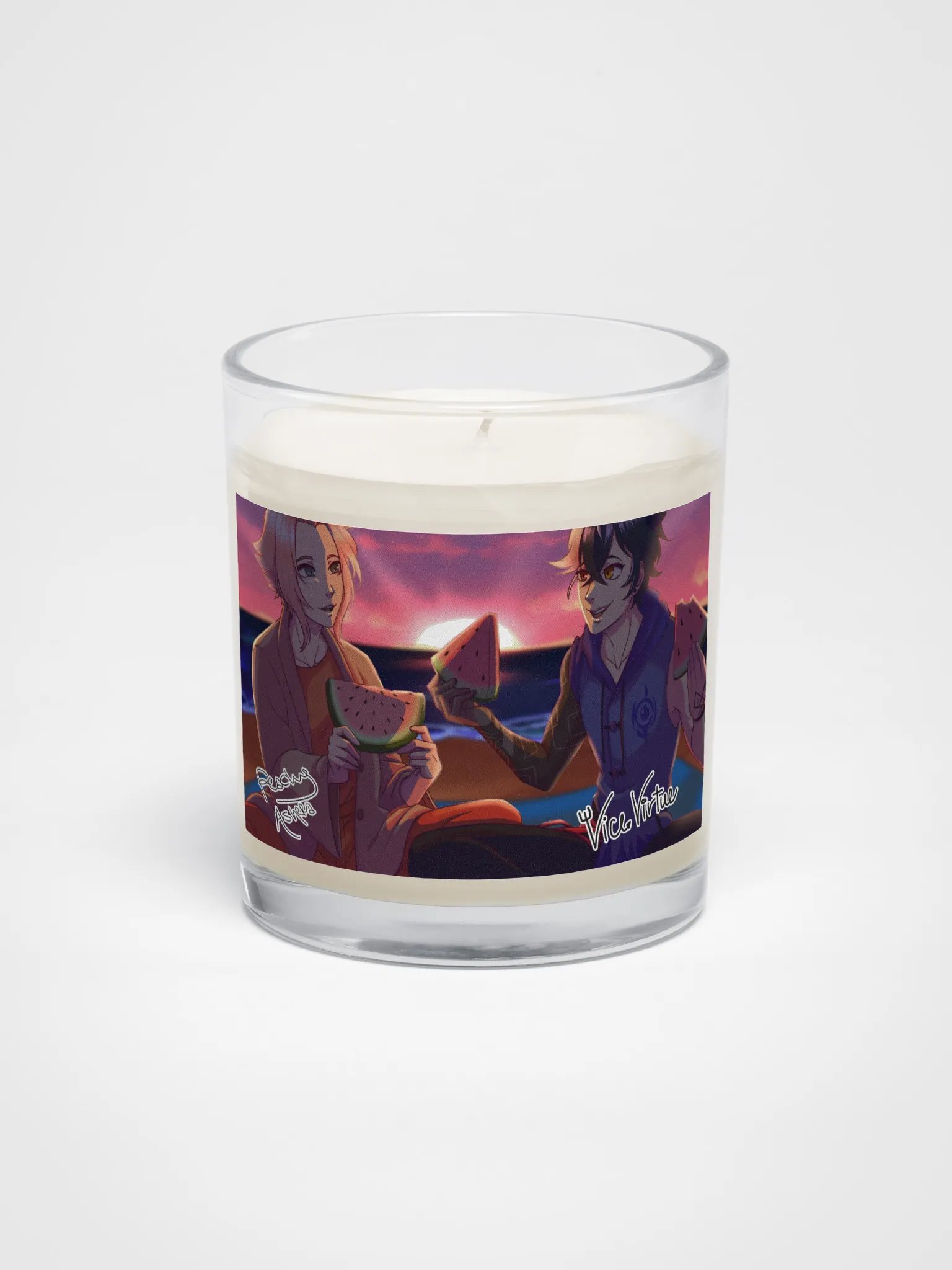 PeachyAshera Collab Candle (Signed) product image (1)