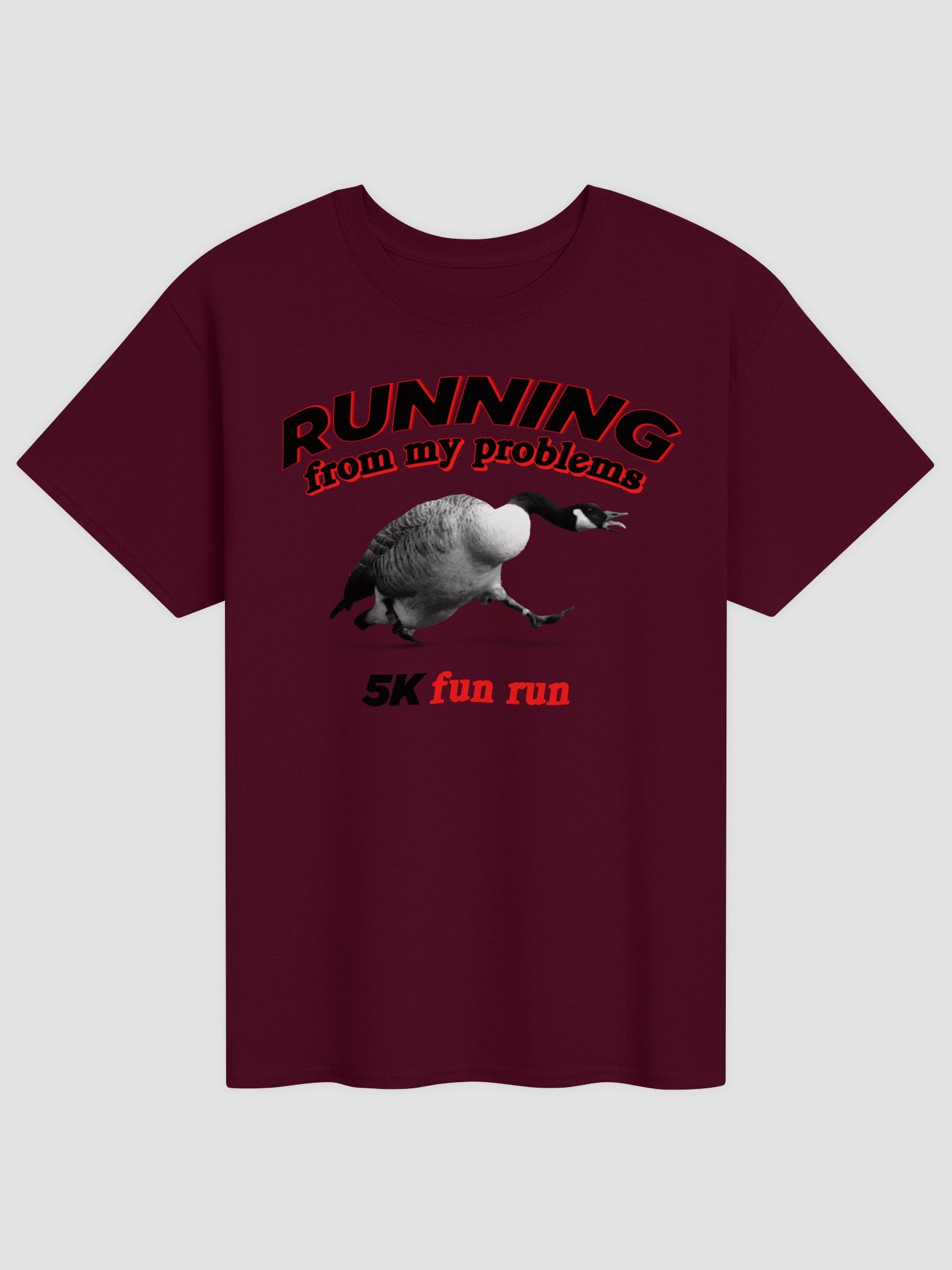 Running from my problems 5K fun run T-shirt product image (2)