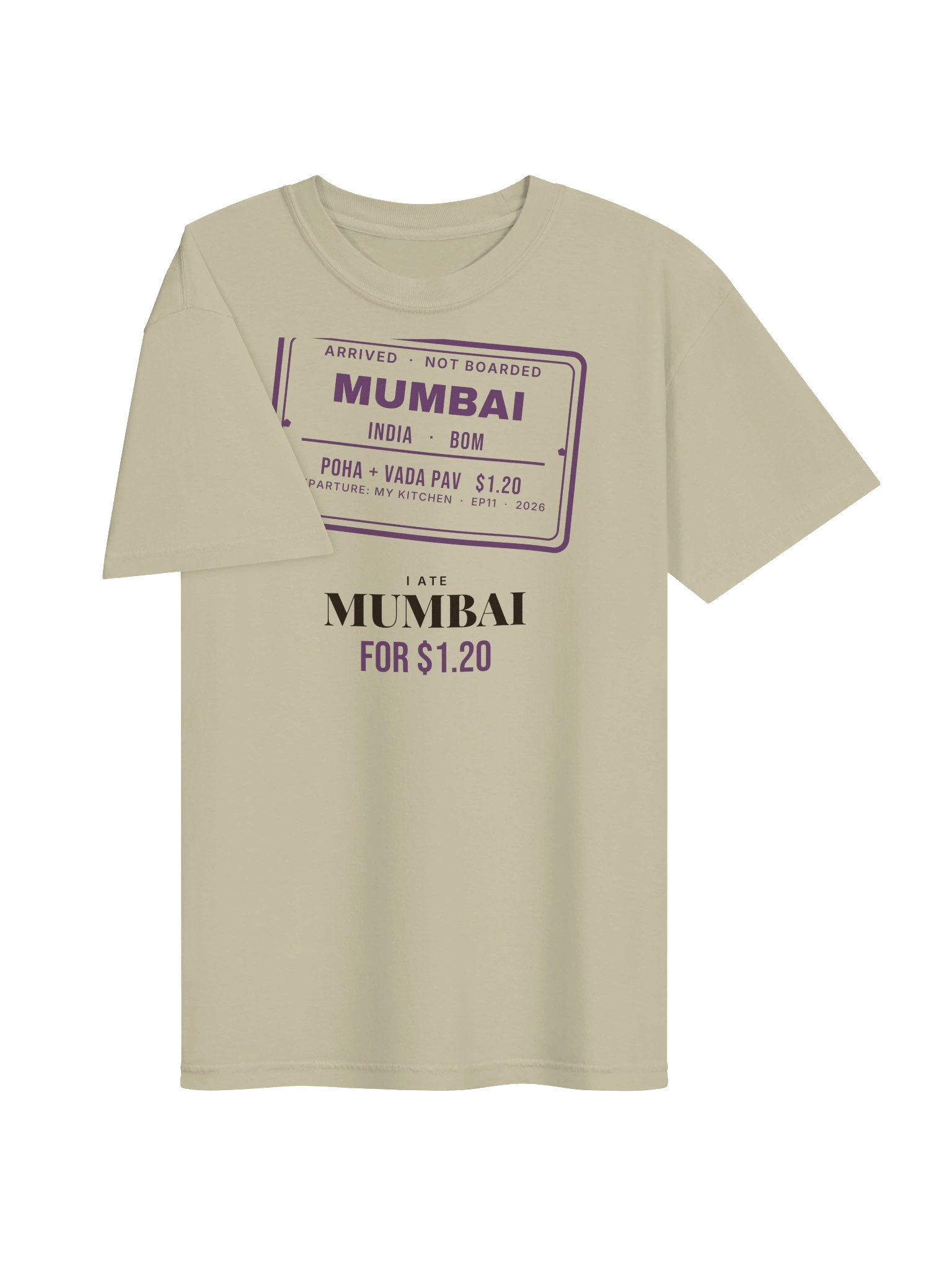 Mumbai Stamp Tee · I Ate Mumbai for $1.20 product image (7)