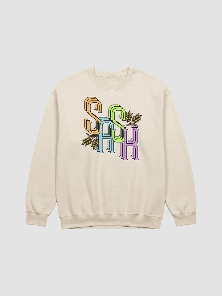SASK Saskatoon Saskatchewan Colorful Artistic Crewneck product image (19)