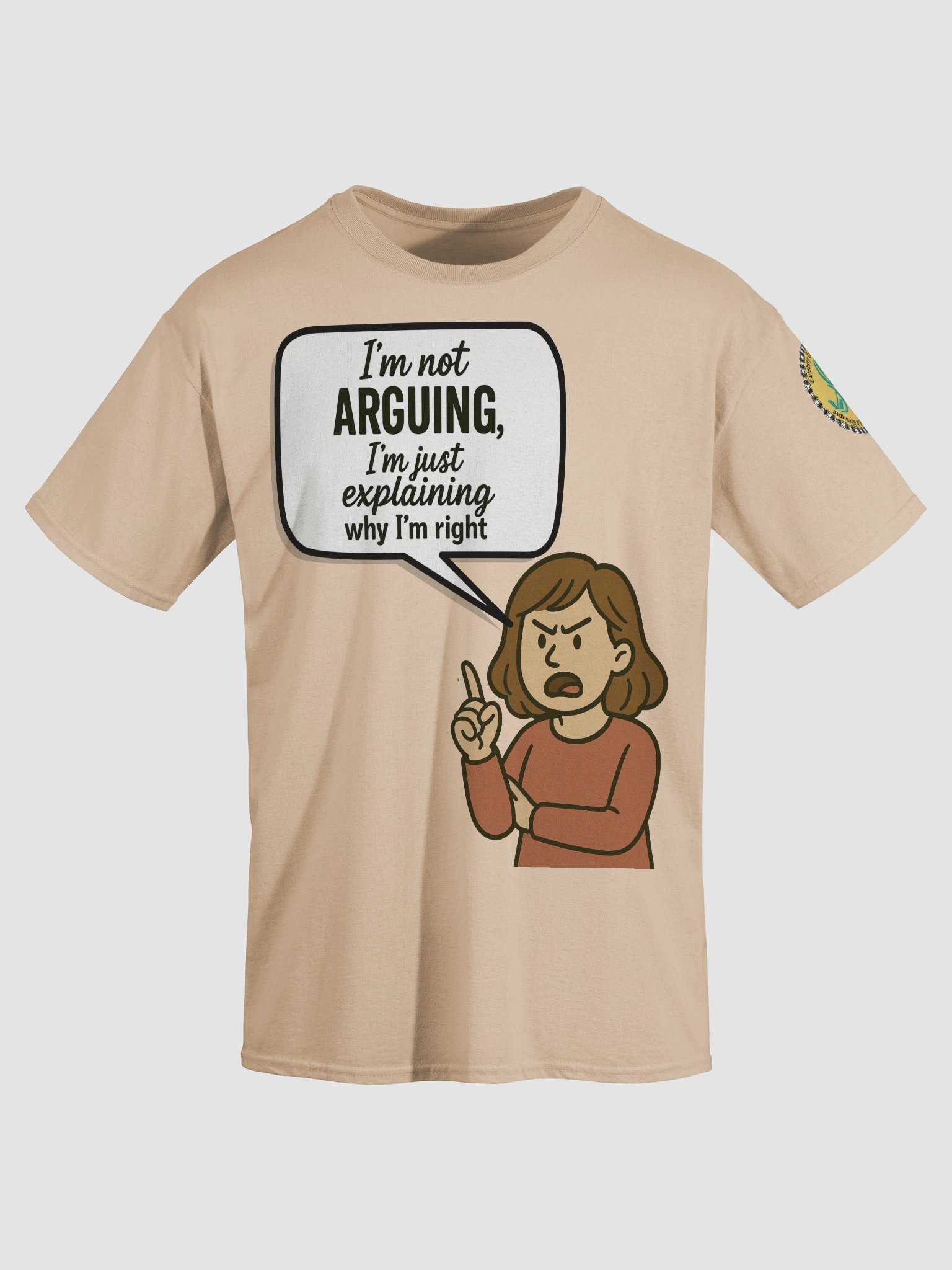 I'm not Arguing (Female) Gildan Heavyweight T-Shirt Colors (3) product image (3)