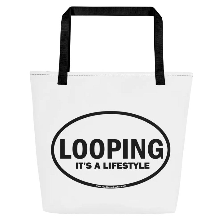 LOOPING - It's A Lifestyle - Canvas Tote product image (4)