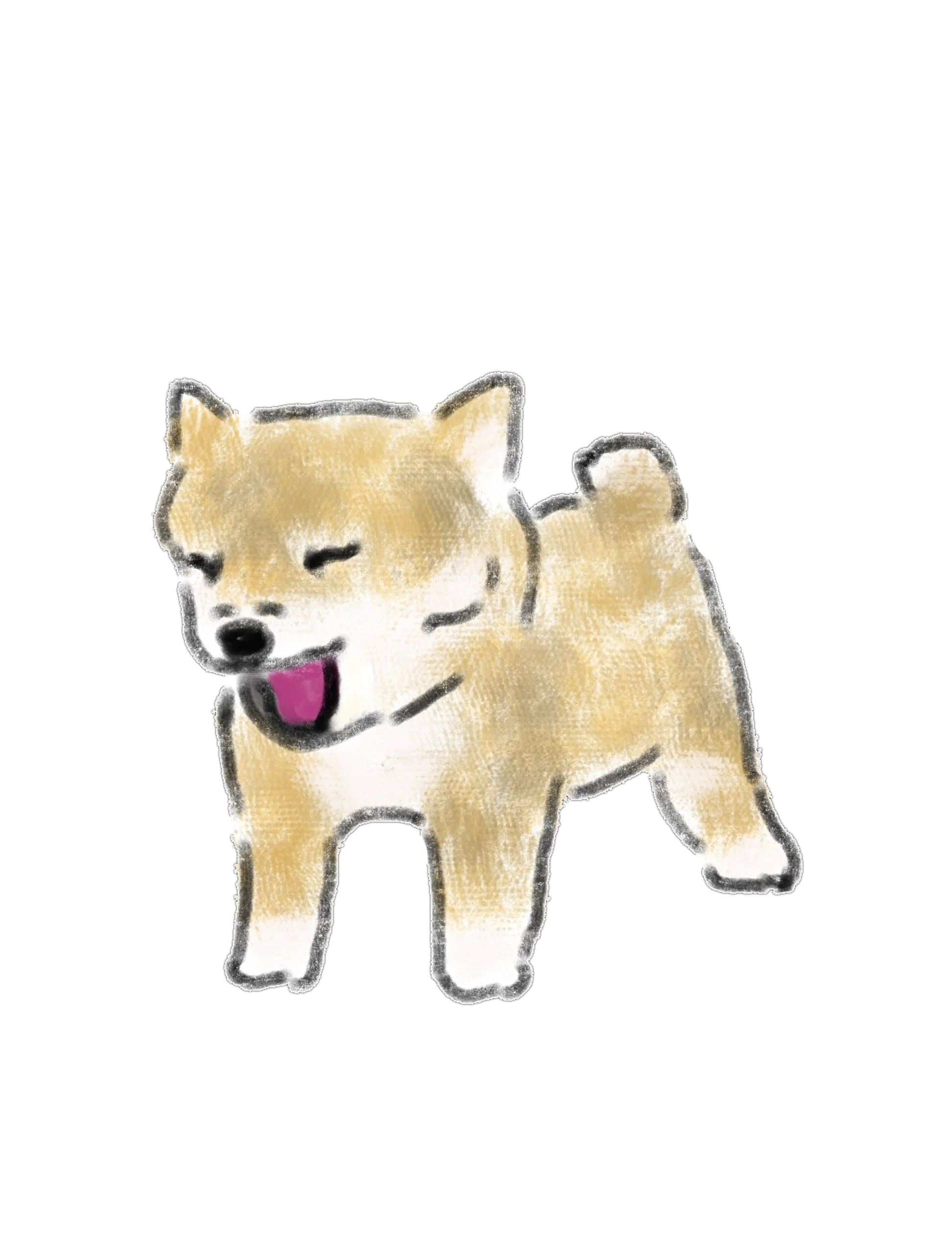12 Hand-Drawn Dog PNG Clipart Bundle product image (9)