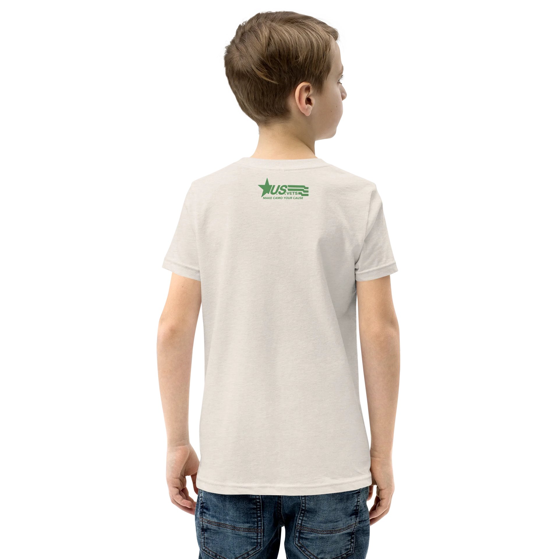 HONORUSVETS - GREEN STAR YOUTH TEE product image (5)