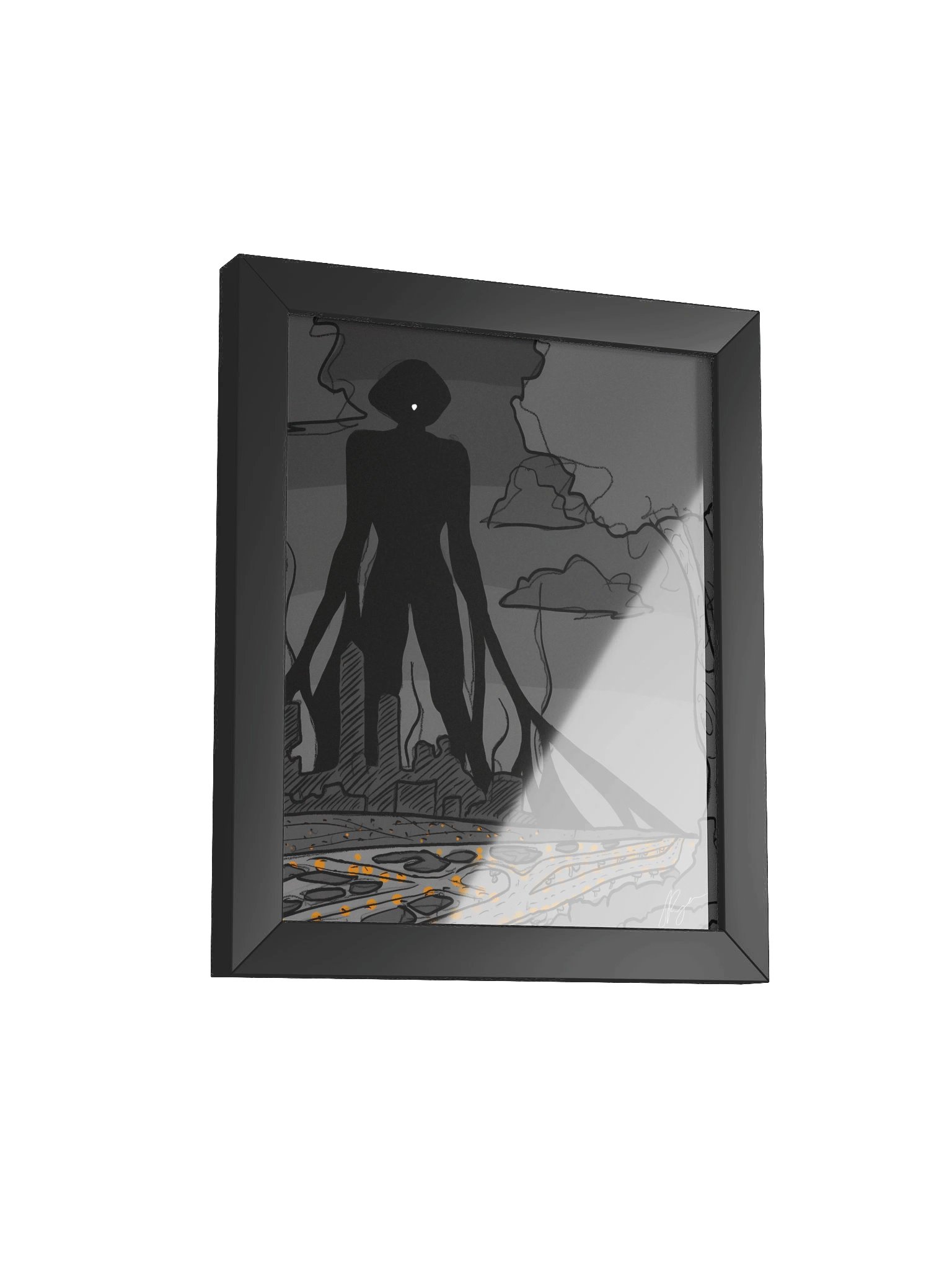 It Stared — Framed Print product image (31)