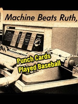 Before MLB baseball video games had graphics, John Burgeson changed everything. The Baseball Demonstrator is recognized as the oldest-known computer baseball simulation in history, built on the IBM 1620 with punch cards, probability, and one baseball fan’s wild little dream. From the IBM 1620 to MLB The Show 26, this is where baseball gaming began. ⚾ What’s your favorite baseball video game? Follow for more weird baseball history — and as always, Cardboard Chaos™. #grounderssportscards #CoffeeAndChaos #baseballhistory #mlbtheshow #videogame @JDub1642 @MLB @Rippin’withDanny❌ @Joe Bow Cards and Consignment @THE DEAF COLLECTOR @🏆 The Stevil Empire Cards 🏆 @Hail Mary Collectibles @sasquatch_is_a_collector @LillyBud Rips n Trips @JunkWaxKid @Bassets in the Bullpen @Wooly Bully Cards @Nate from the Nook @fyi_sportscards 