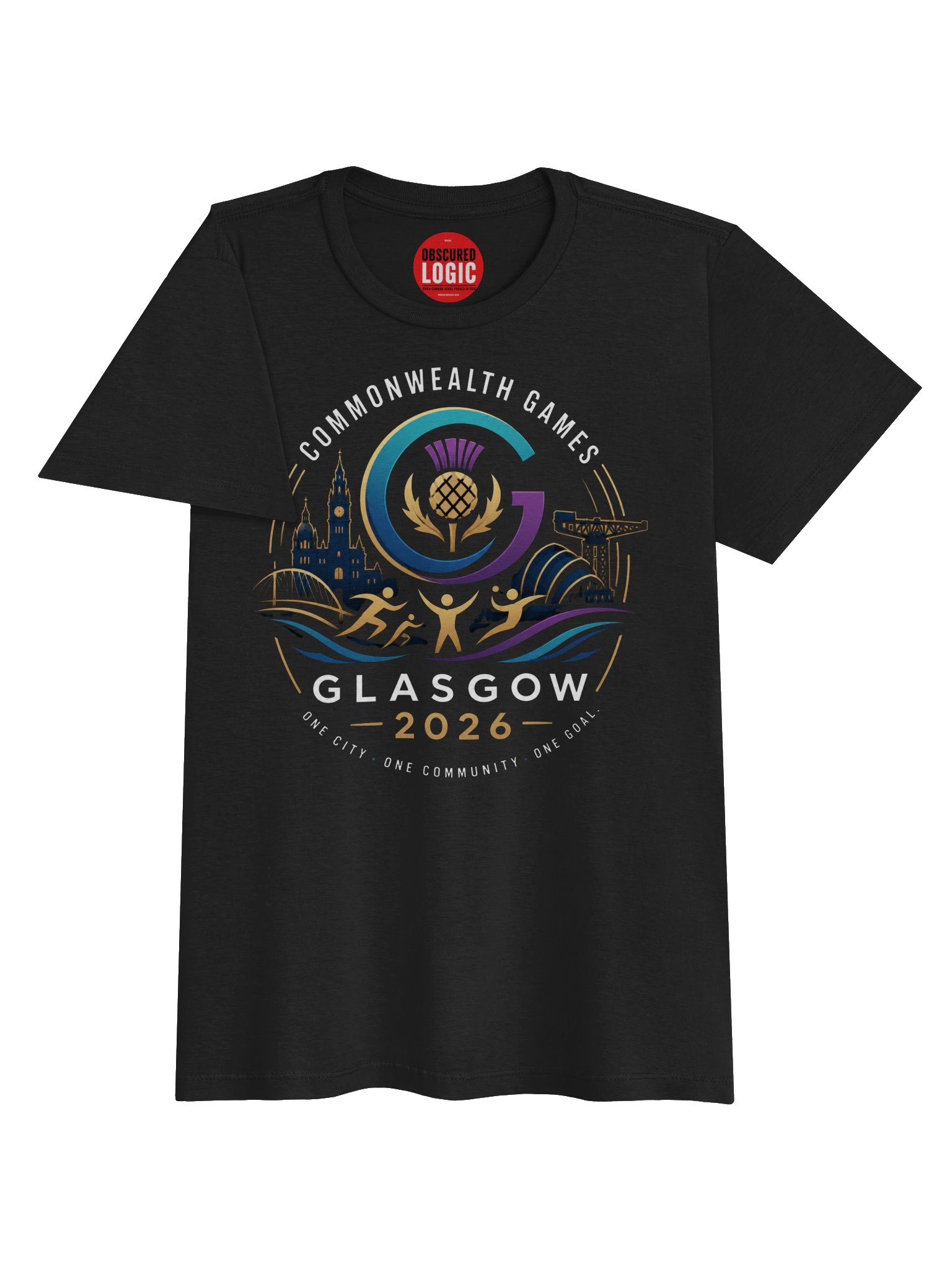Commonwealth Games Glasgow 2026 Emblem Tee product image (3)