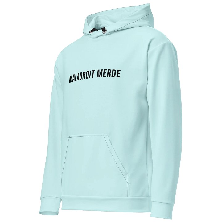 MALADROIT MERDE LIGHT BLUE HOODIE product image (2)