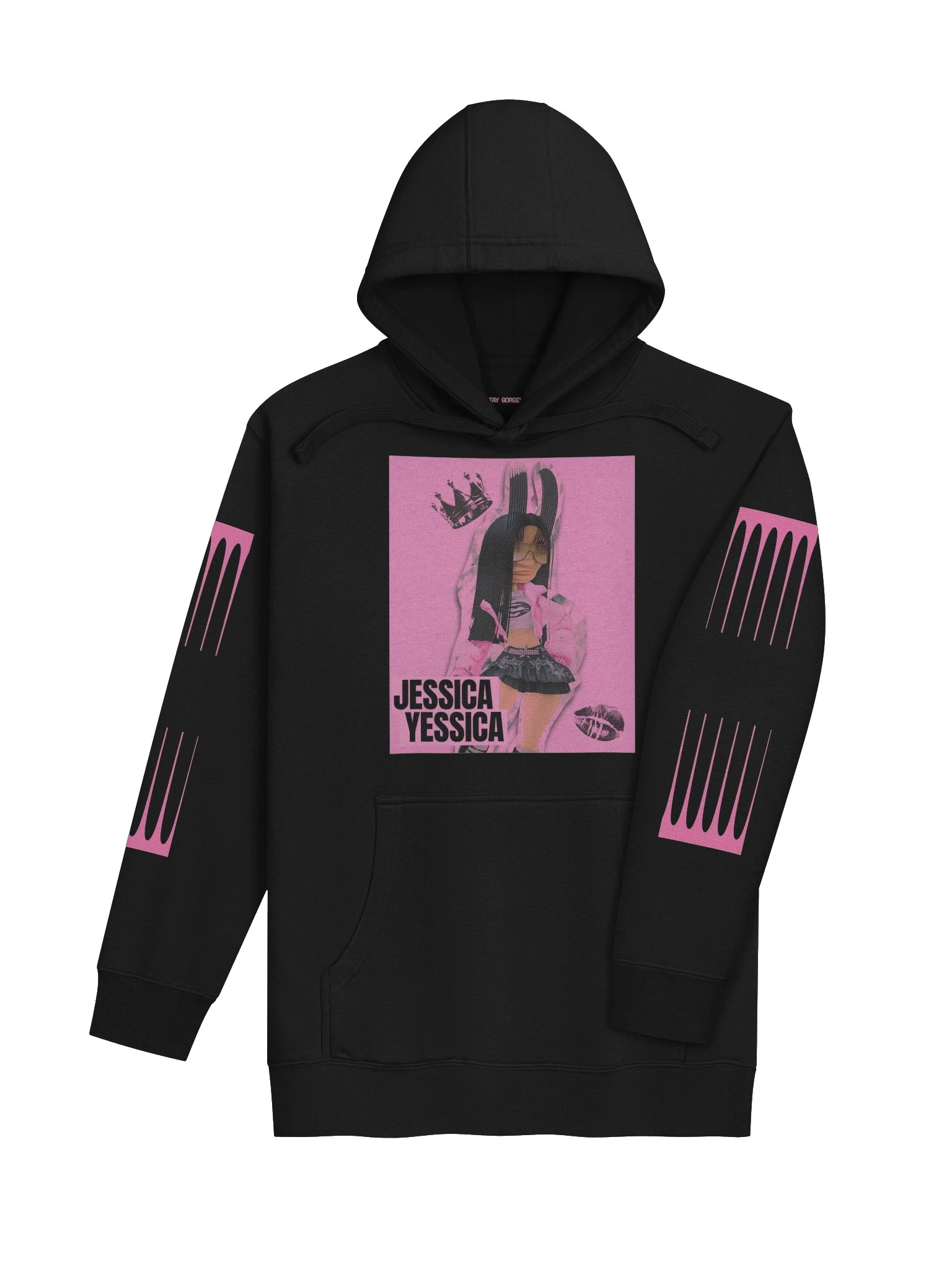 ICONIC POSE - PINK PRINT HOODIE product image (4)