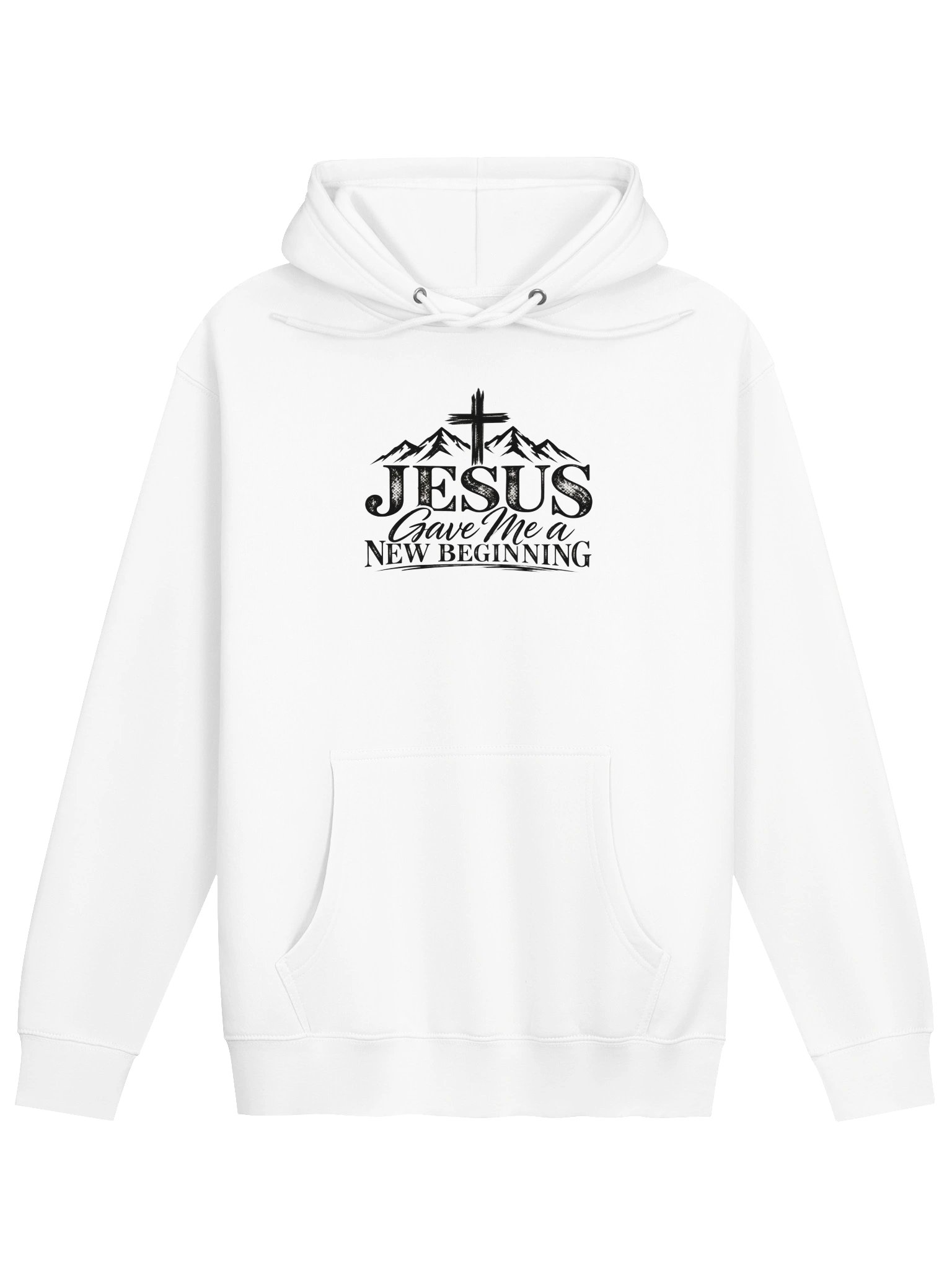 Jesus Gave Me a New Beginning | Christian Faith Hoodie product image (25)