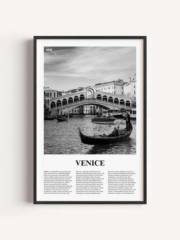 Venice 01 Newspaper Poster product image (1)