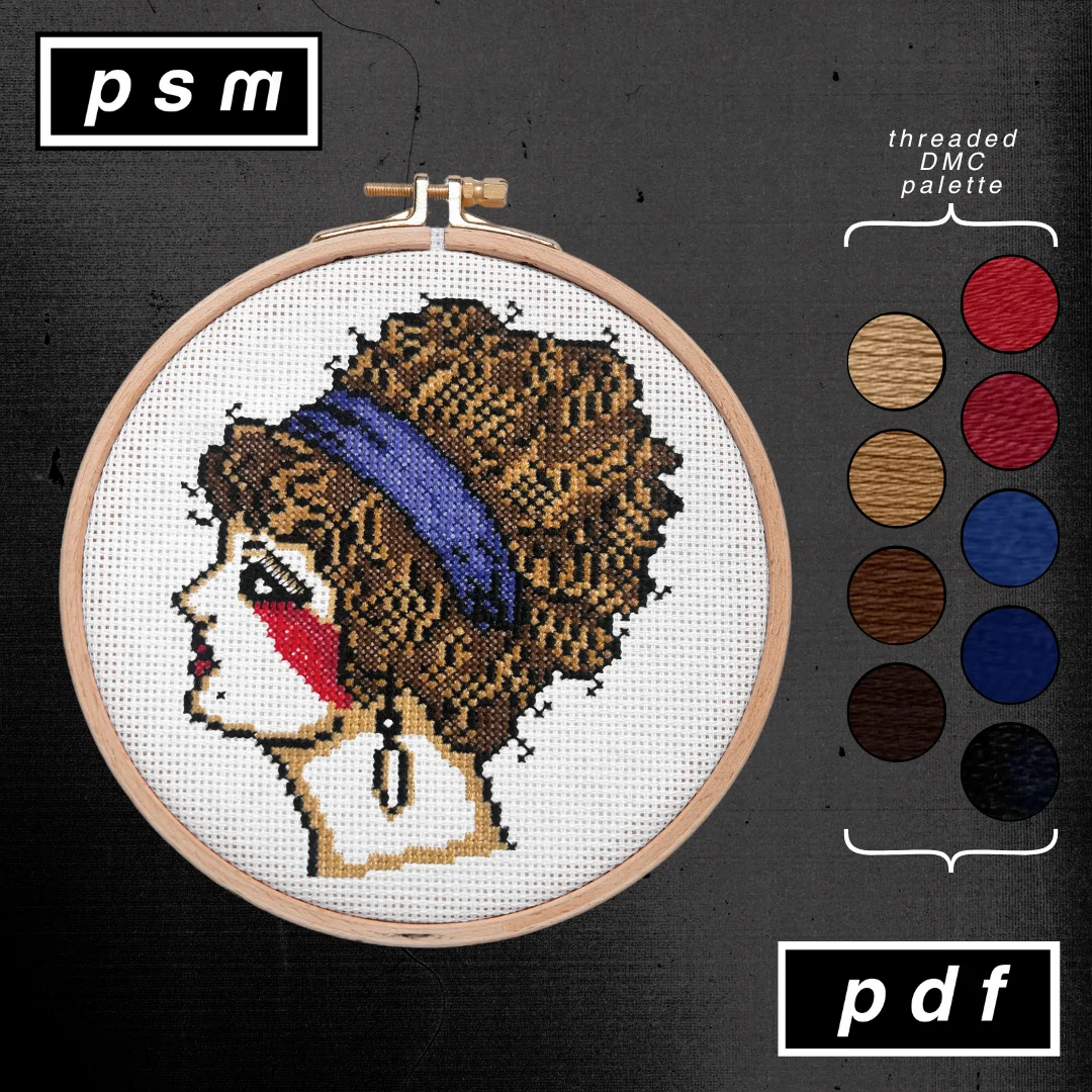 Percy Waters Lady Head Pattern product image (1)