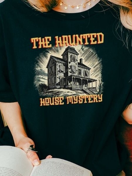 Haunted House Magic Funny Vintage Pulp Mystery Harry Potter Shirt product image (3)