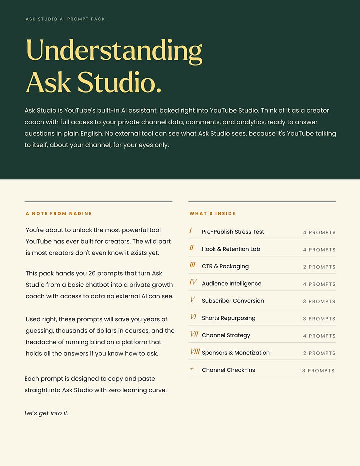 Ask Studio AI Prompt Pack product image (2)