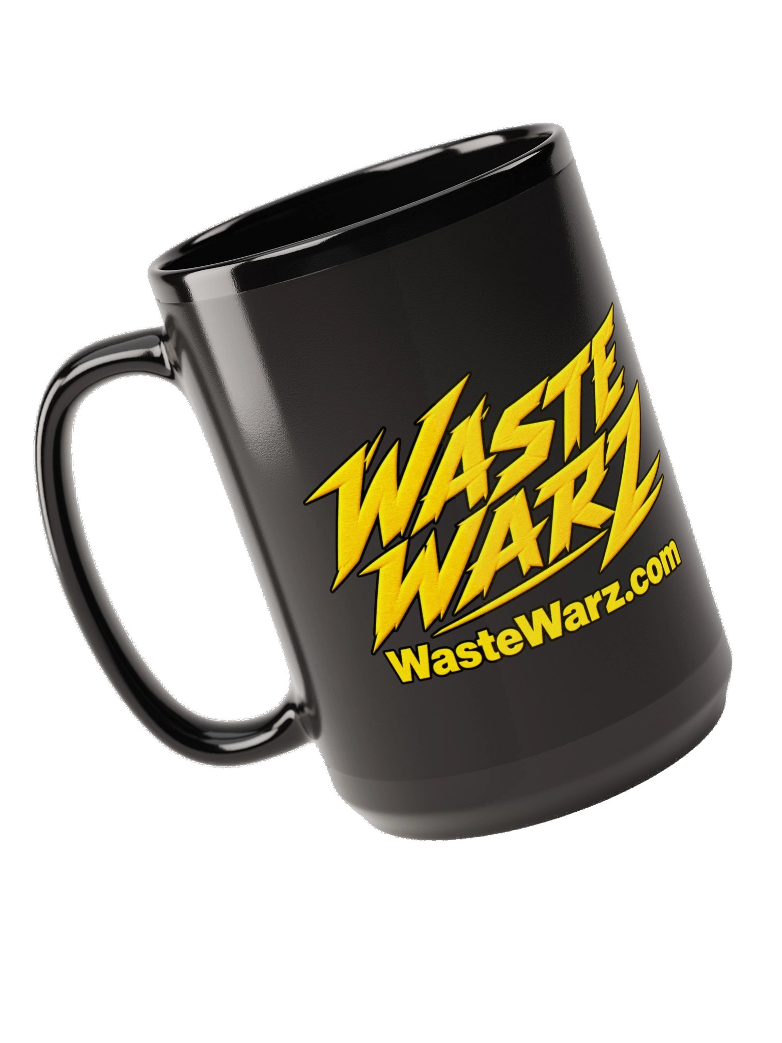 Waste Warz — 15 oz Black Coffee Mug product image (5)