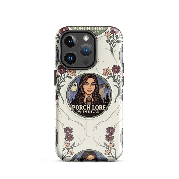 PORCH LORE DEVAN CREAM FLORAL iPHONE CASE product image (2)