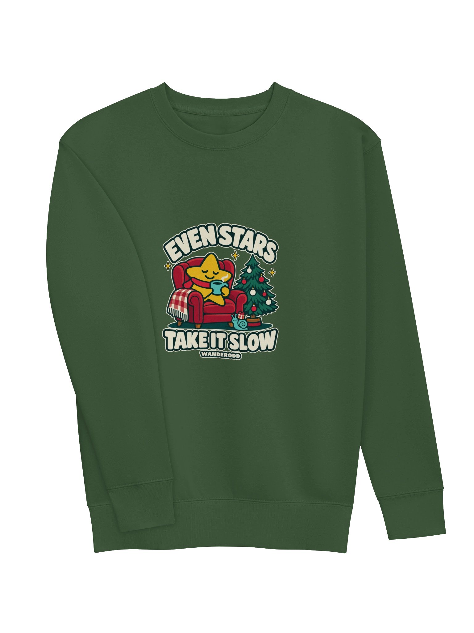 Christmas Star Sweatshirt – Take It Slow | WanderOdd product image (34)