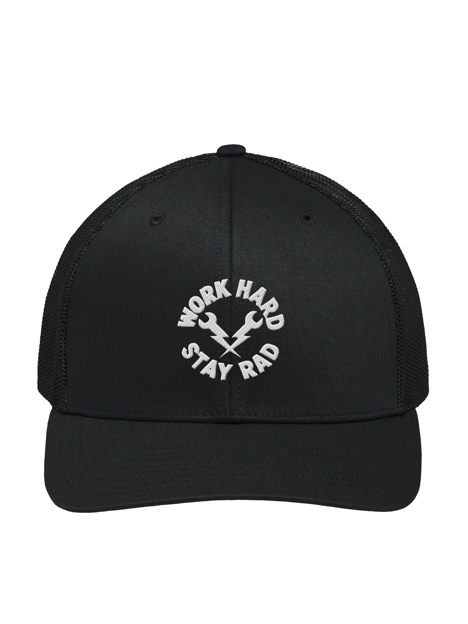 Work Hard Stay Rad Trucker Hat Embroidered product image (1)