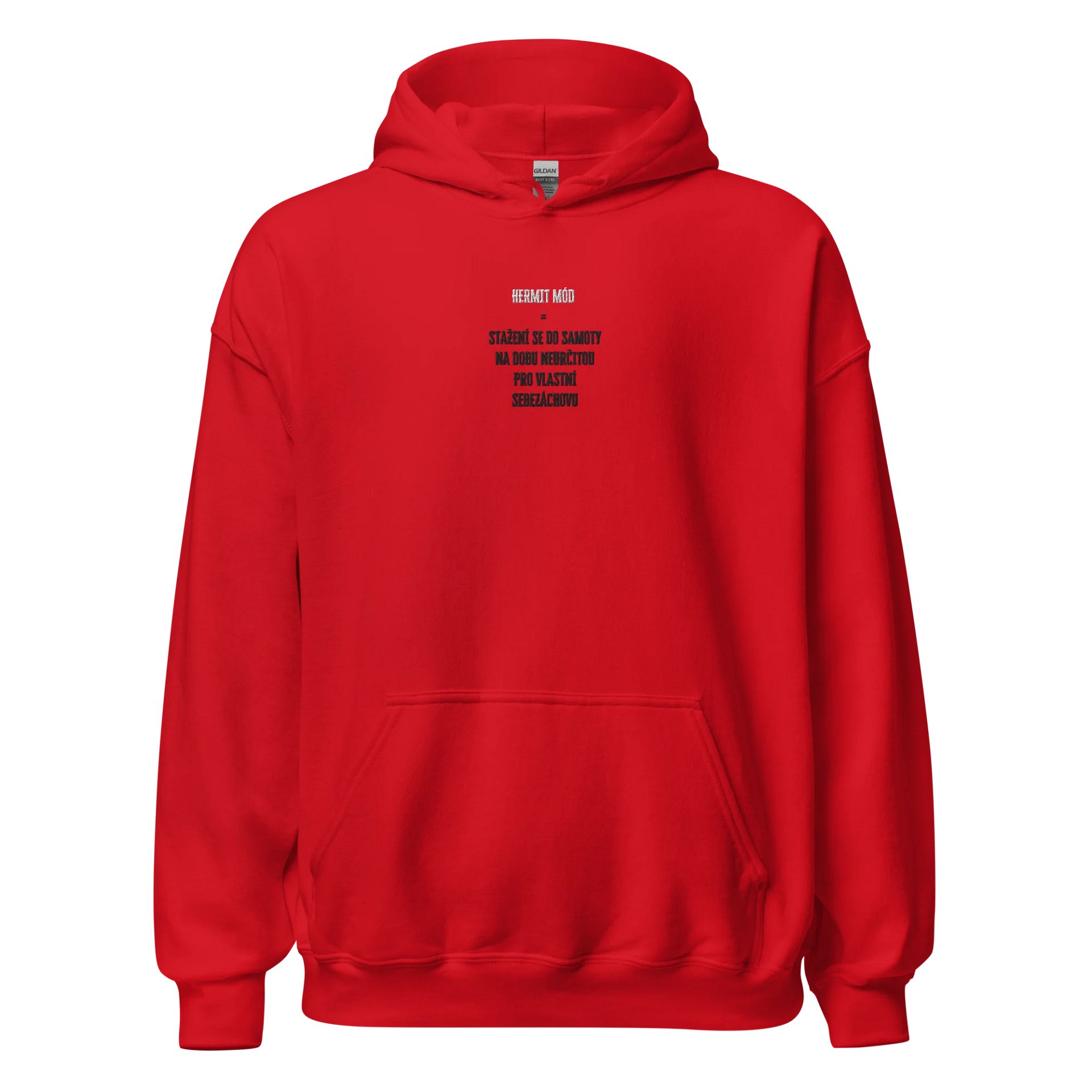 Hermit mód Red Hoodie product image (2)