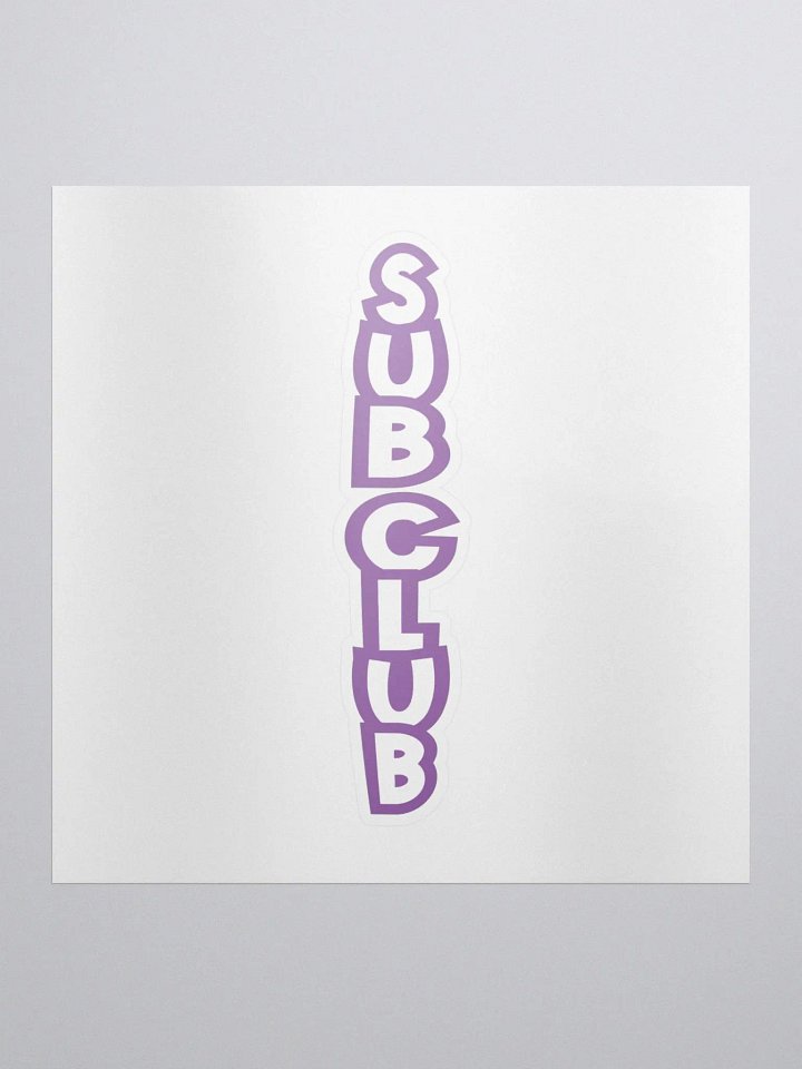 Sub Club Emote Sticker product image (1)