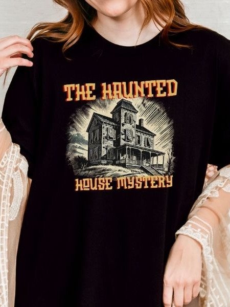Haunted House Magic Funny Vintage Pulp Mystery Harry Potter Shirt product image (5)