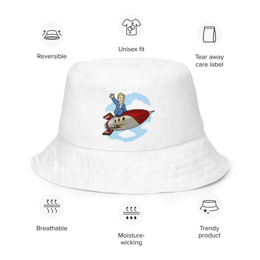 Fallout 76 Please Stand By Reversable Hat product image (4)