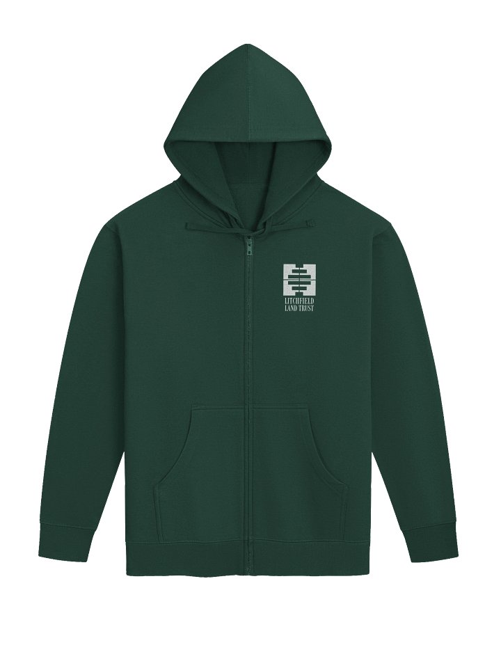 Vintage Logo Litchfield Land Trust Zip Up Hoodie product image (1)
