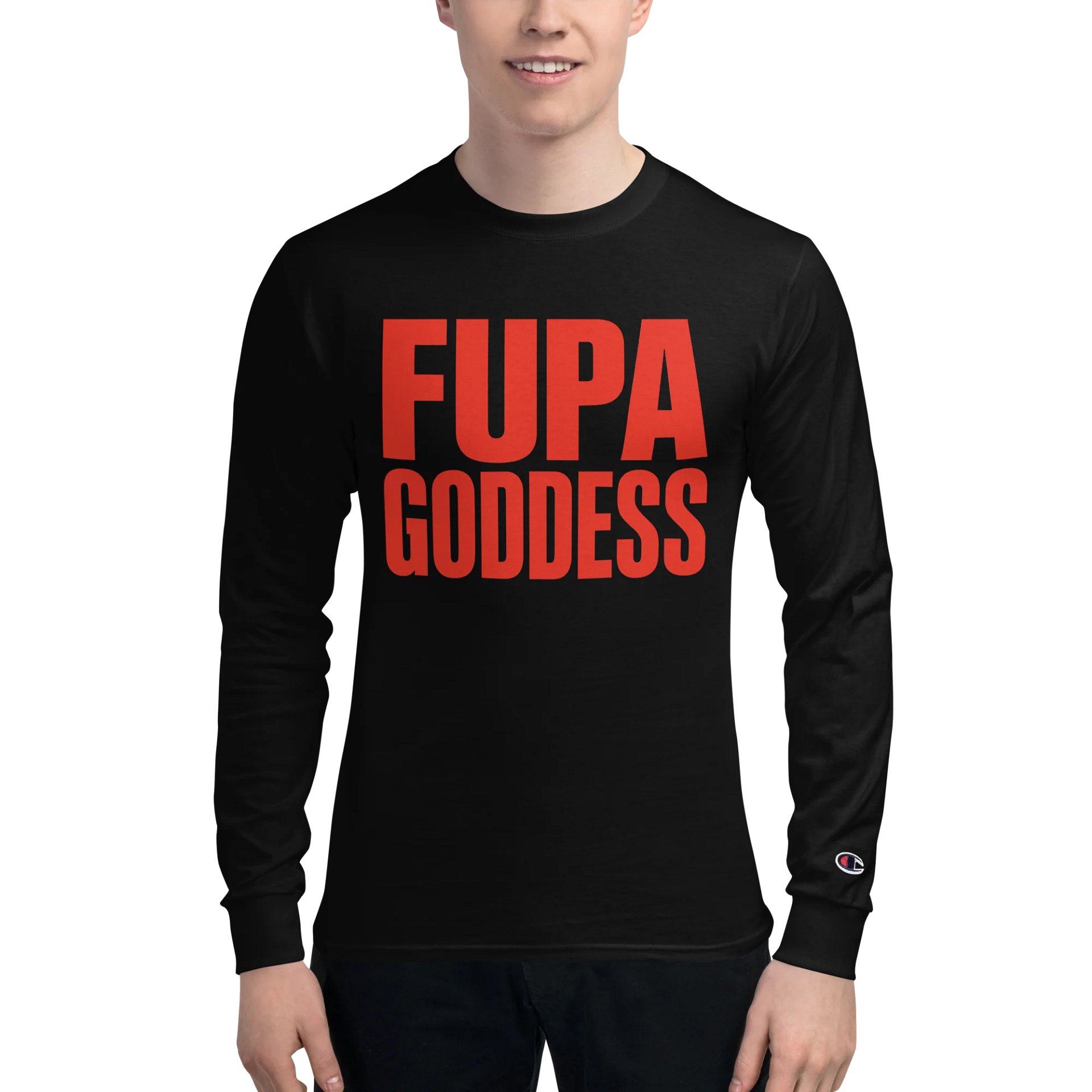 Red logo long sleeve product image (1)