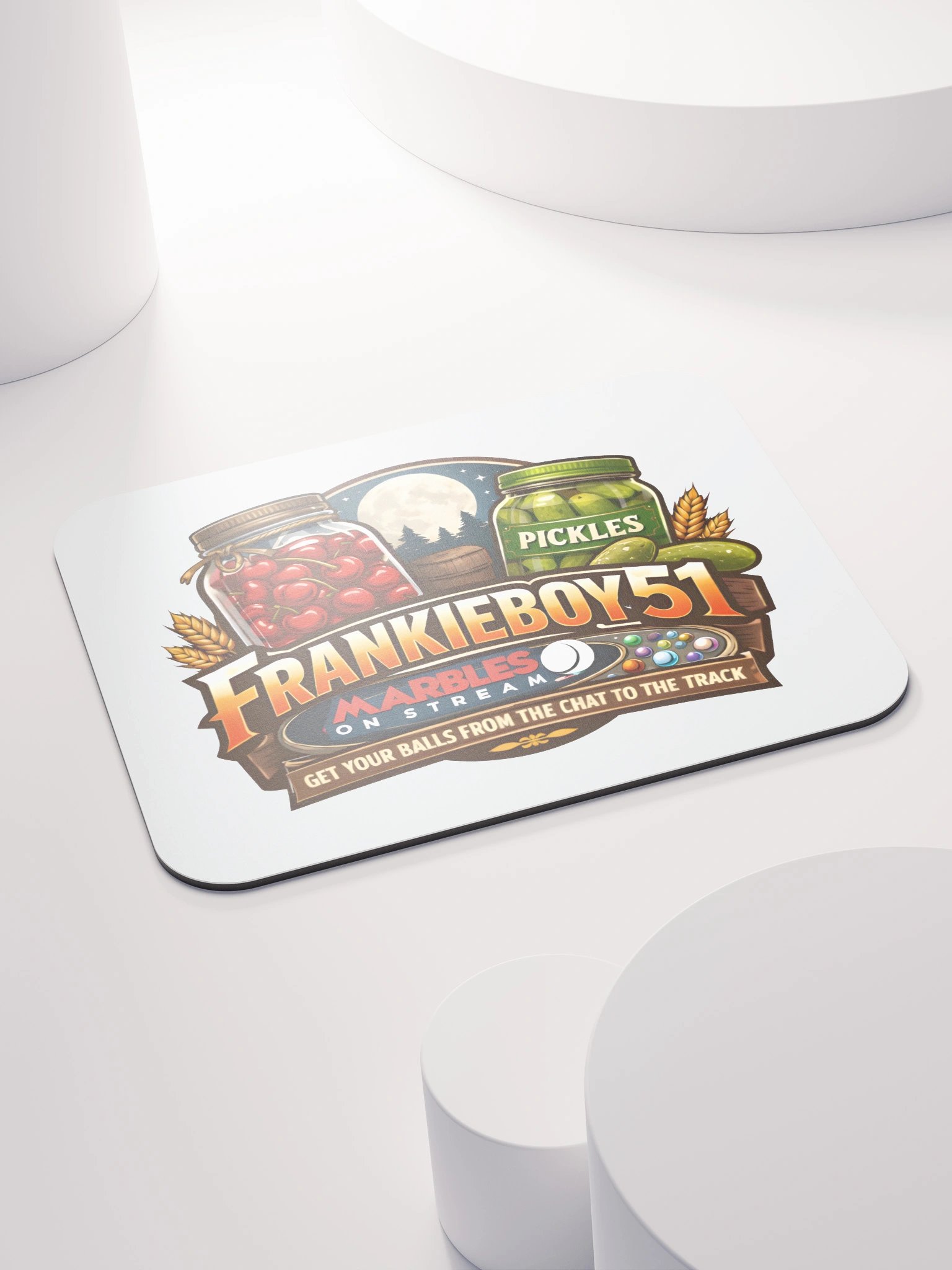 Pickle and Cherry Mouse pad product image (4)